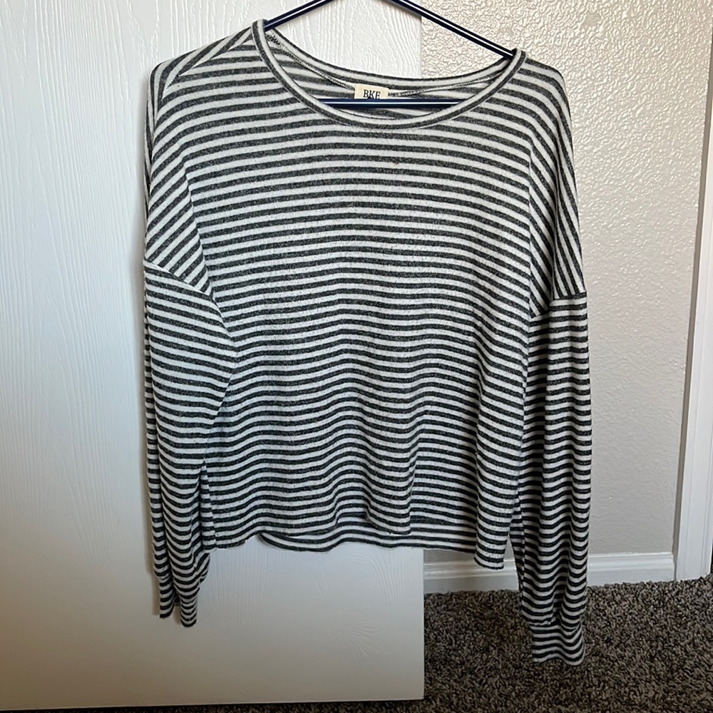 Soft, striped long sleeve